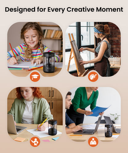 Colarlemo × Prolixity Electric Pencil Sharpener for Classroom