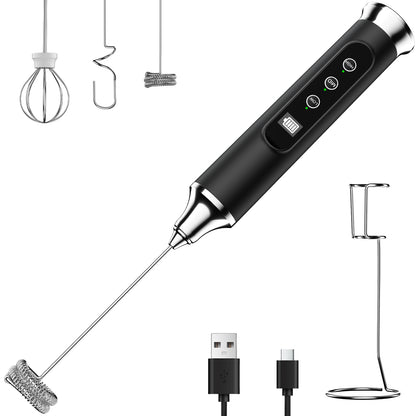 Colarlemo×YUSWKO IPX6 Waterproofing Rechargeable Milk Frother