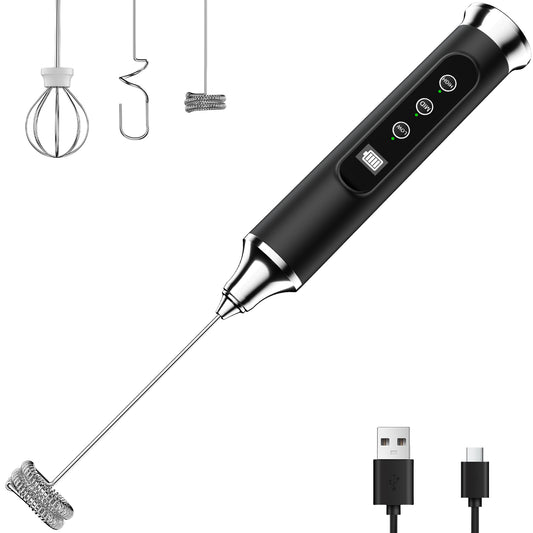 Colarlemo×YUSWKO IPX6 Waterproofing Rechargeable Milk Frother