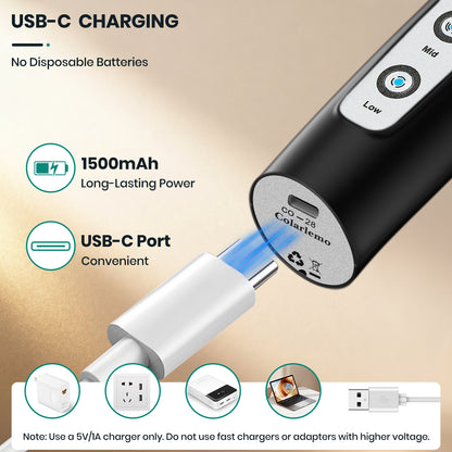 Colarlemo Handheld Rechargeable Milk Frother
