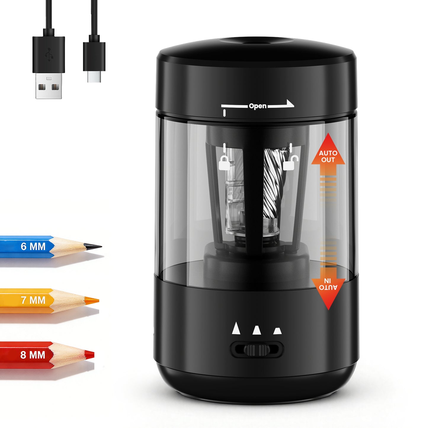 Colarlemo × Prolixity Electric Pencil Sharpener for Classroom