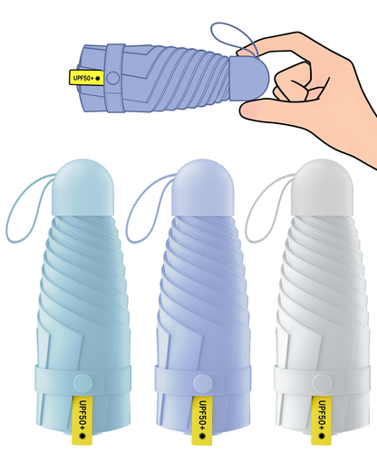 Colarlemo× LMUGOOS 3 Pack Travel Mini Umbrella