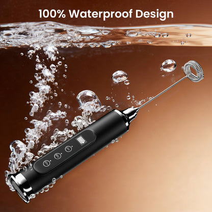 Colarlemo×YUSWKO IPX6 Waterproofing Rechargeable Milk Frother