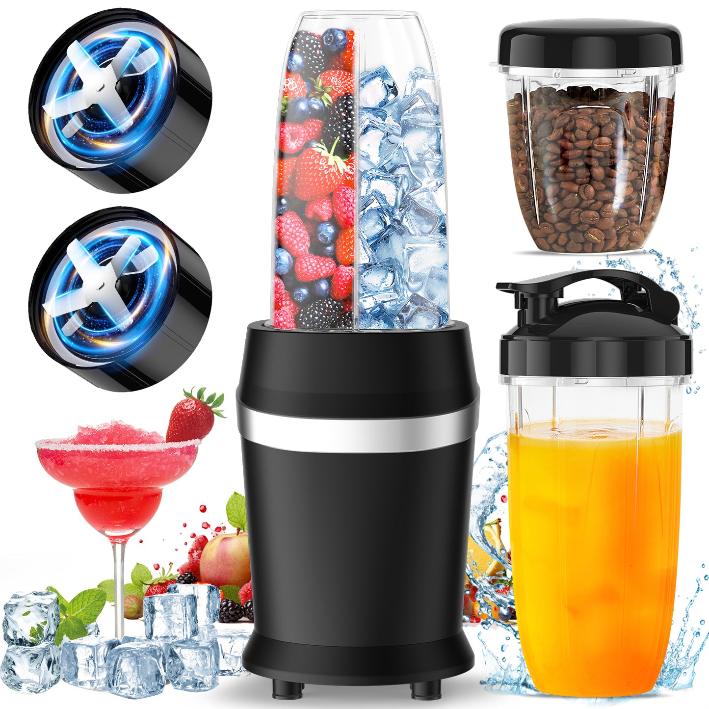 Colarlemo 1200W Smoothie Blender Maker