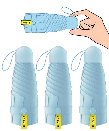 Colarlemo× LMUGOOS 3 Pack Travel Mini Umbrella
