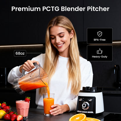 Colarlemo 1800W Smoothie Blender for Kitchen