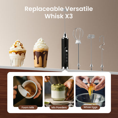 Colarlemo×YUSWKO IPX6 Waterproofing Rechargeable Milk Frother