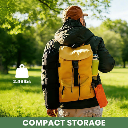 Colarlemo× Hediya 2 Pack Portable Camping Table (Black-S)