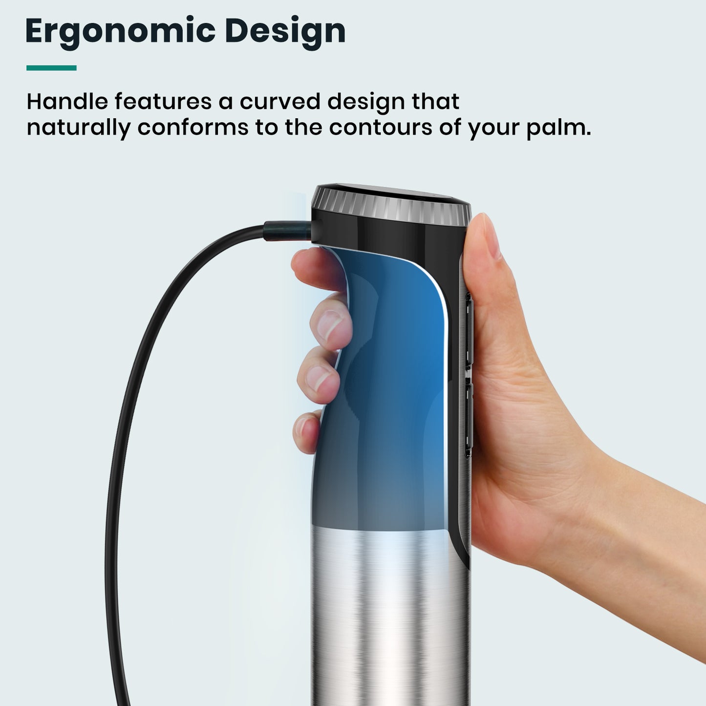 Colarlemo 1800W Immersion Blender Handheld 4-in-1