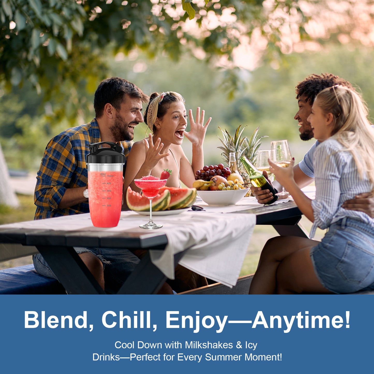 Colarlemo 1200W Smoothie Blender Maker