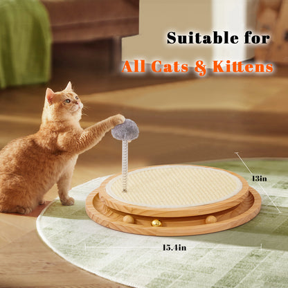 Colarlemo× LMUGOOS 3 in 1 Cat Natural Sisal Scratching Pad