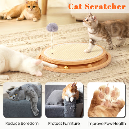 Colarlemo× LMUGOOS 3 in 1 Cat Natural Sisal Scratching Pad