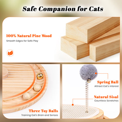 Colarlemo× LMUGOOS 3 in 1 Cat Natural Sisal Scratching Pad